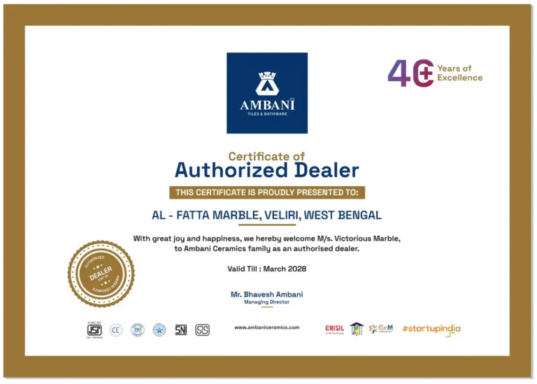 AL FATTAH MARBLES Certifications 2
